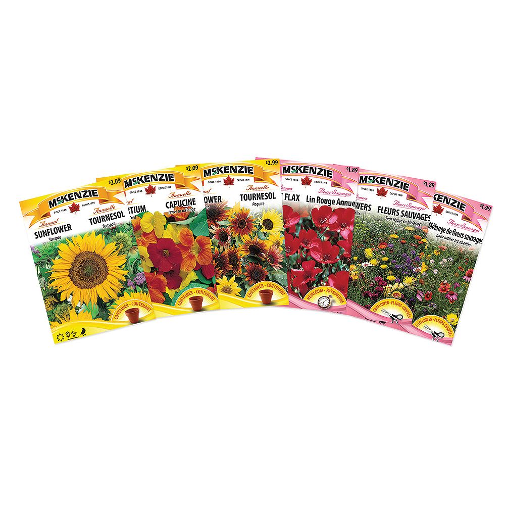 McKenzie Seeds McKenzie Seeds Wildflower Seed Collection The Home