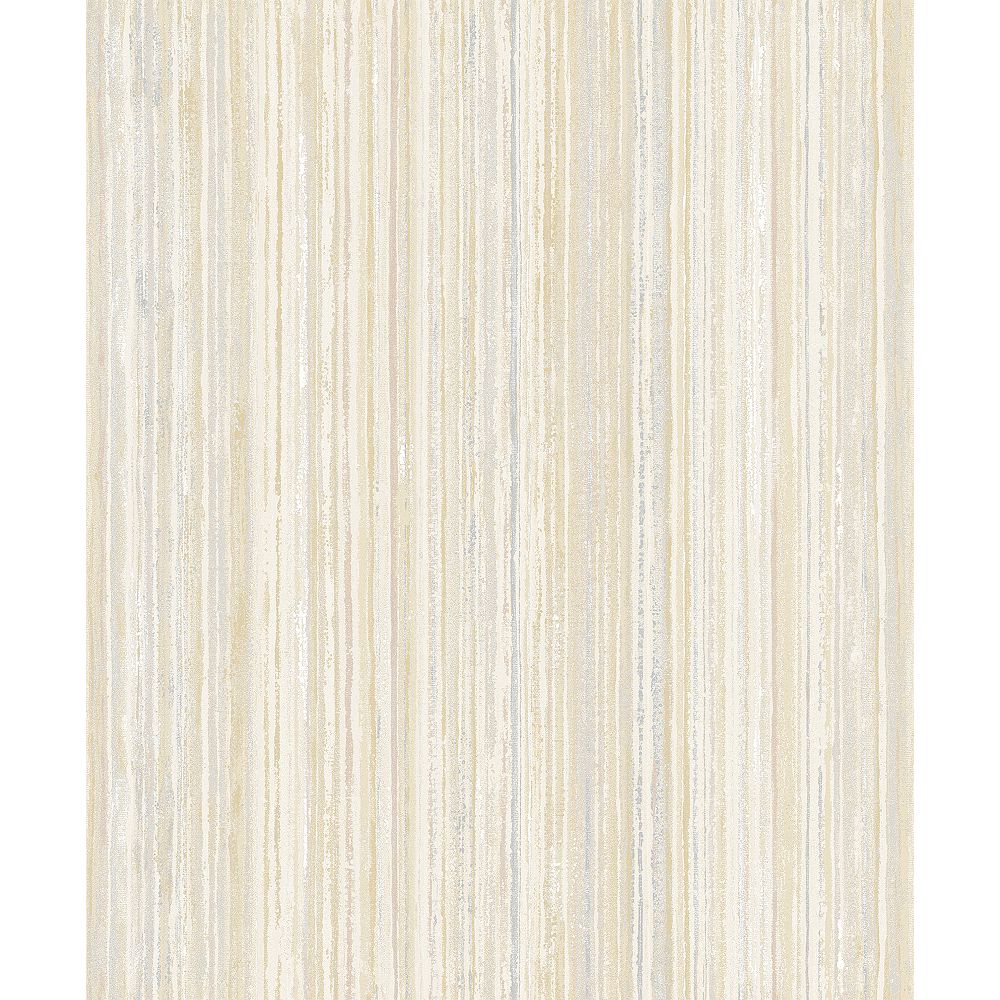 Advantage Grace Yellow Stripe Wallpaper | The Home Depot Canada