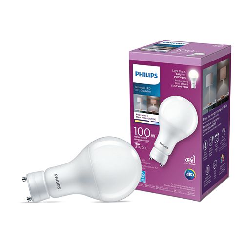 GU24 LED Bulbs Light Bulbs The Home Depot Canada
