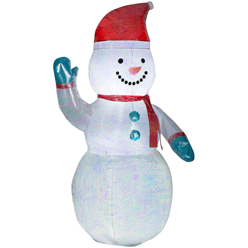 Home Accents Holiday Lighted 7 ft. Inflatable Snowman Christmas