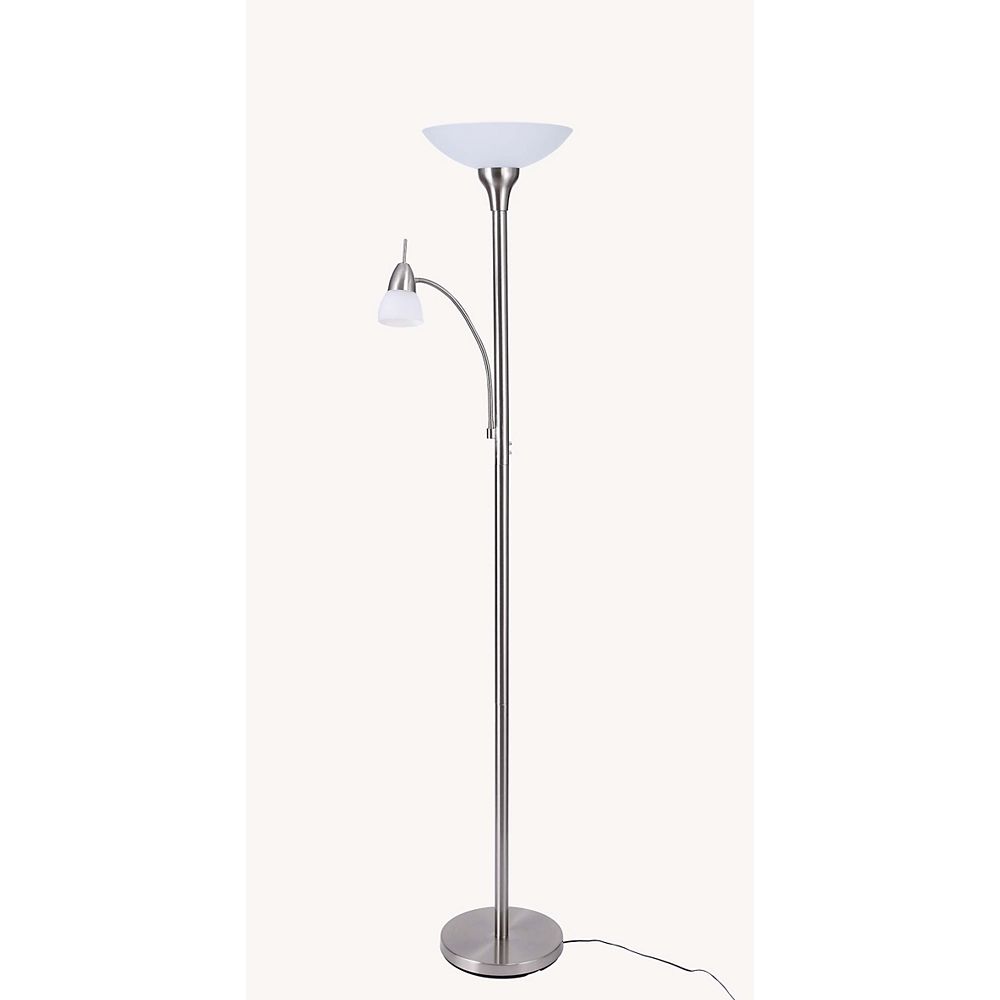 Black Decker 72 Inches, Floor Lamp With Reading Light Canada