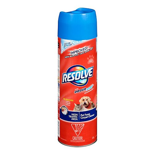 Resolve Pet, Dog & Cat Carpet Cleaner, High Traffic Area, Clean & Fresh, Foam, 623 g