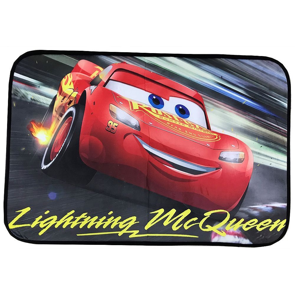 Disney Mon Tex Mills Cars 3 Foam, Lightning Mcqueen Rug