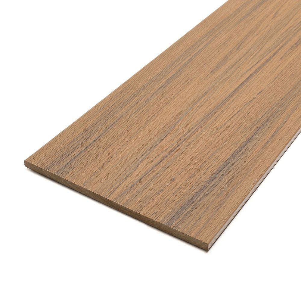 Deckorators 12 Ft. Composite Capped Fascia Timberline Brown 11 1/4 In. x 1/2 In. The Home