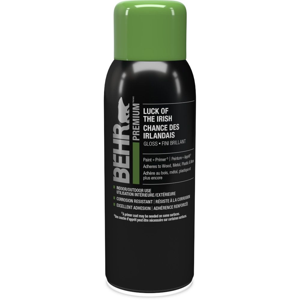 BEHR Interior Exterior Aerosol Spray Paint And Primer Luck Of The   P 1001626076 