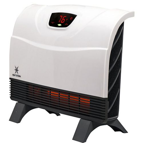 Heat Storm 1500-Watt Infrared Cabinet Electric Space Heater with Remote Included