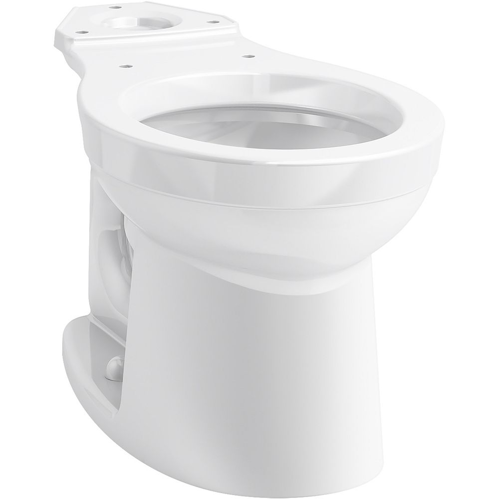 KOHLER Kingston Roundfront Toilet Bowl with Antimicrobial Finish, Seat