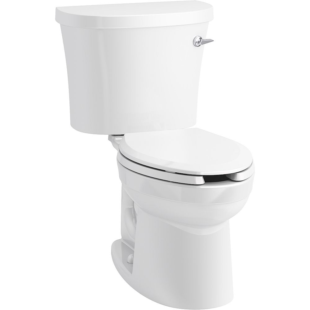 KOHLER Kingston Twopiece Elongated 1.28 Gpf Toilet with Class Five