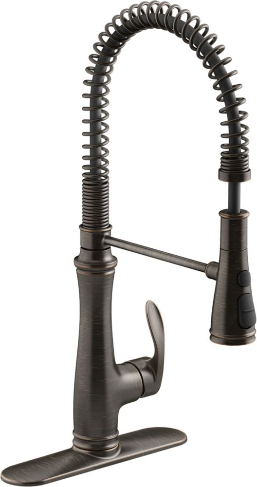 KOHLER Bellera Semiprofessional Kitchen Sink Faucet in OilRubbed