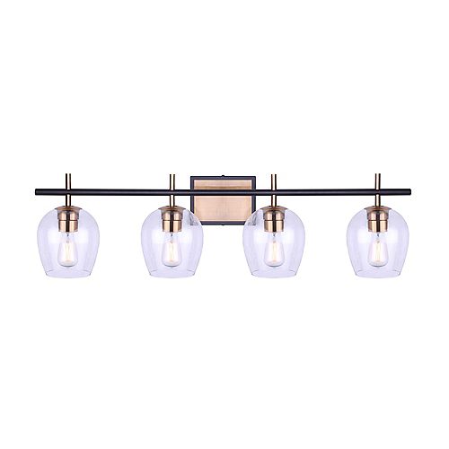 Black And Gold Bathroom Vanity Lights Modern Rustic More The Home Depot Canada Black And Gold Bathroom Vanity Lights, Vanity Lighting Home Depot Canada