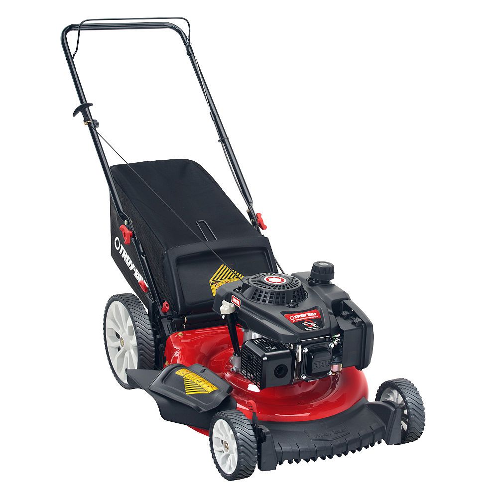 Troy-Bilt 21-inch 159cc Check Don't Change 3-in-1 Gas Push Lawn Mower ...