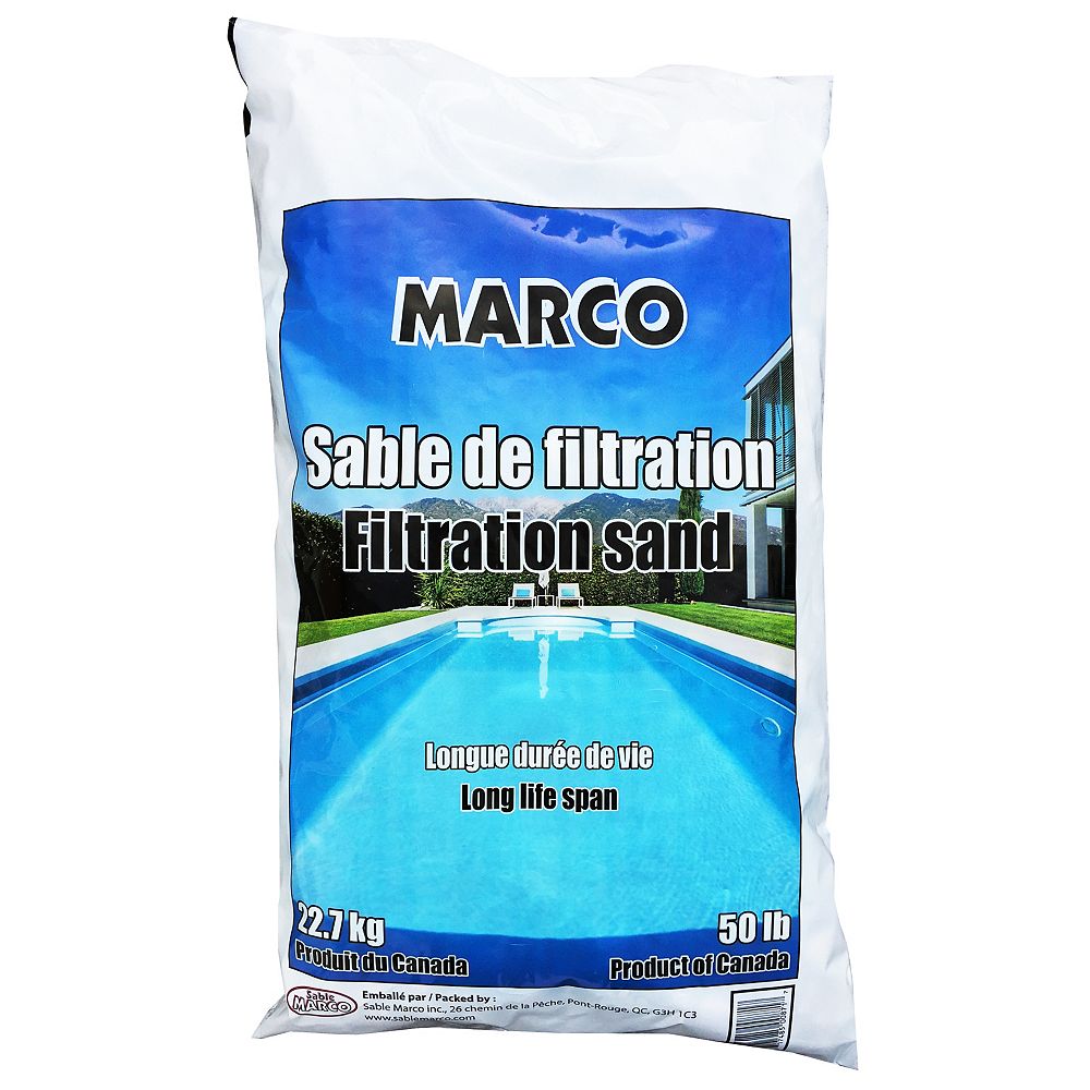 Sable Marco Marco Filtration Sand 50lbs (22.7kg) | The Home Depot Canada