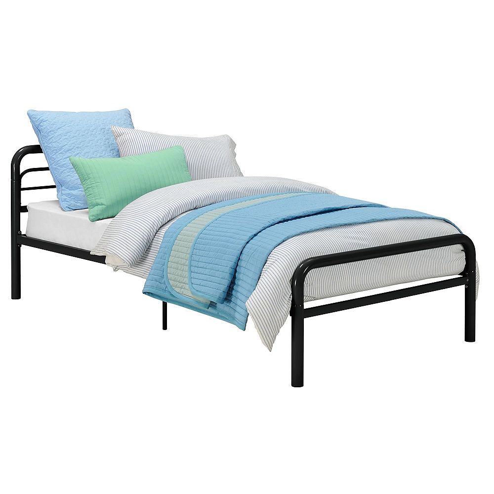 Dorel Twin Metal Bed In Black The, Twin Metal Bed Frame Canada