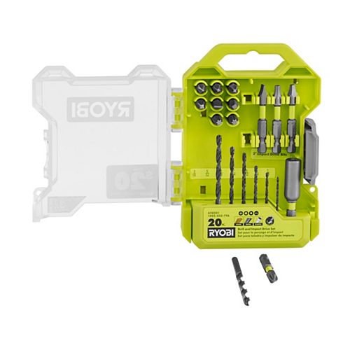 20-piece Drilling & Impact Driving Bit Kit