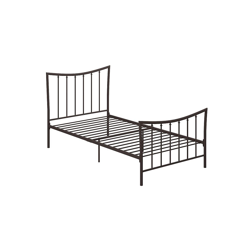 Dorel Bali Twin Metal Bed in Bronze The Home Depot Canada