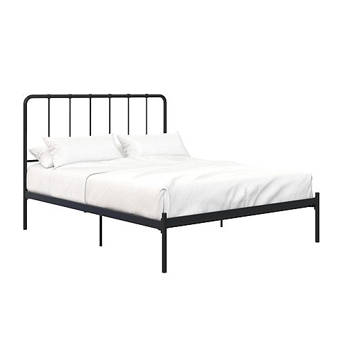 Aaron Full Metal Bed in Black