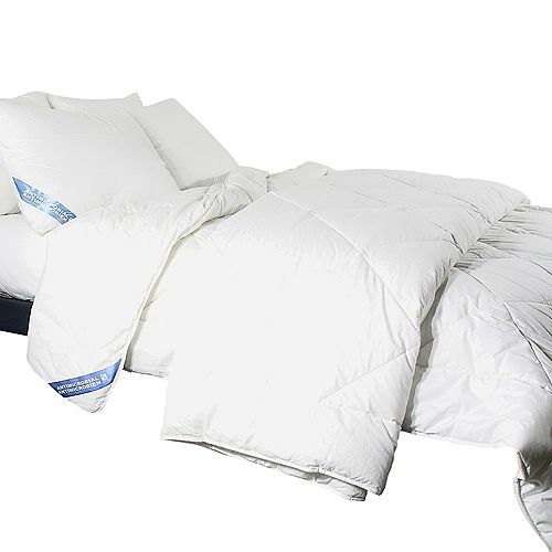 Alamode-AIM56268 Ultra-Fresh Duvet Twin Size, White, With Silpure Silver Antimicrobial Fabric Treatment