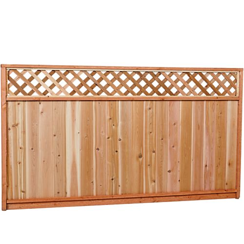 Aim Cedar Outdoor Wood Fence Panels Wood Fencing The Home Depot Canada Aim Cedar Outdoor Wood Fence Panels Wood Fencing The Home Depot Canada