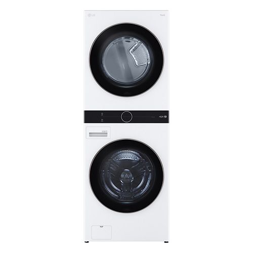 Front Load WashTower Laundry Centre with 5.2 cu. ft. Washer and 7.4 cu. ft. Electric Dryer in White - ENERGY STAR®