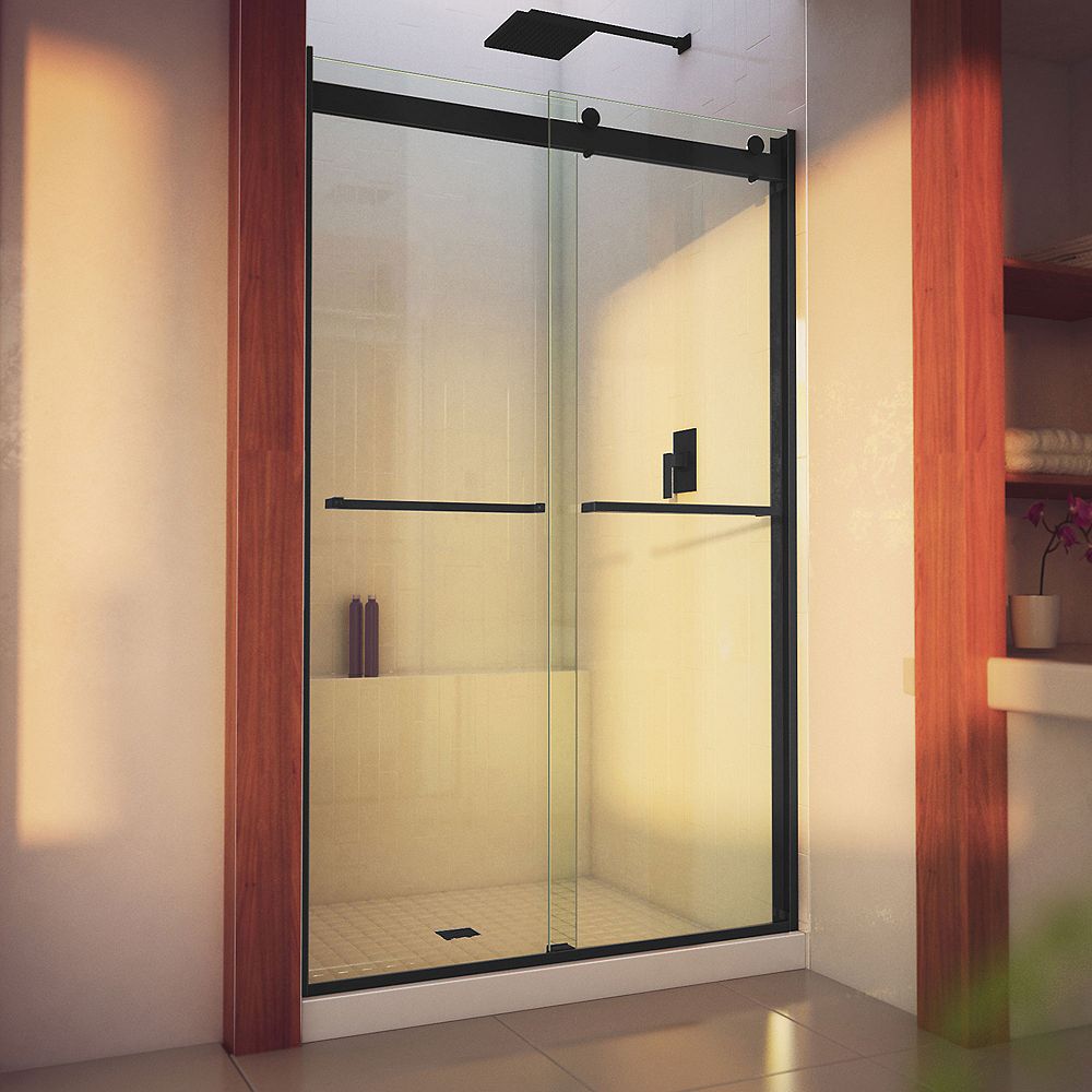 Dreamline Essence H 44 48 Inch W X 76 Inch H Semi Bypass Shower Door In