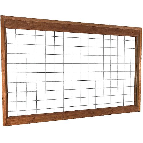 AIM Cedar Outdoor 4 ft. x 6 ft. Madison Park Panel Fence