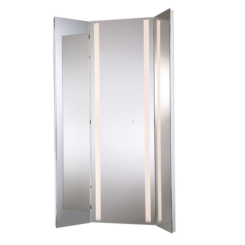 Eurofase Contemporary 43.5inch x 60inch Mirror LED in Chrome The