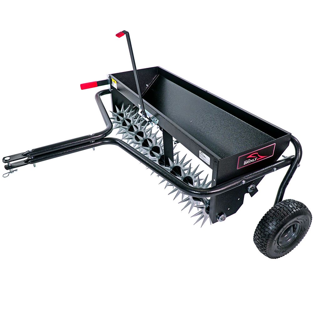 Brinly-Hardy 40 inch Tow-Behind Combination Aerator-Spreader | The Home ...