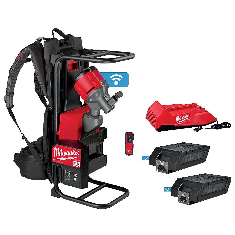 Milwaukee Tool MX FUEL LithiumIon Cordless Backpack Concrete Vibrator