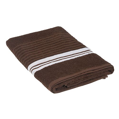 IH Casa Decor Deluxe Bath Towel (27 X 50) (Chocolate) - Set of 2