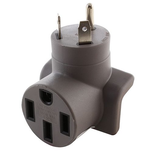 AC WORKS® EVSE RV/Generator TT-30 Plug to 50A Electric Vehicle Adapter for Tesla