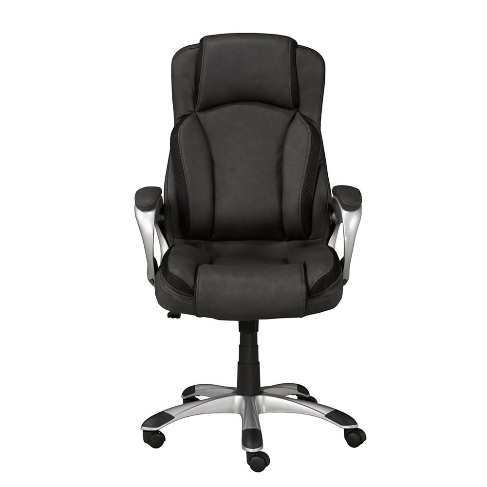 Brassex Inc. Audrey Office Chair, Grey The Home Depot Canada