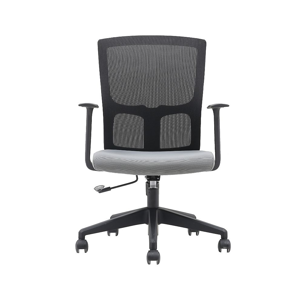 Brassex Inc. Abel Office Chair, Grey The Home Depot Canada