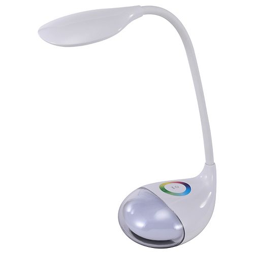 Bostitch Bostitch 18.42 Inches White LED Desk Lamp with Color Changing Technology