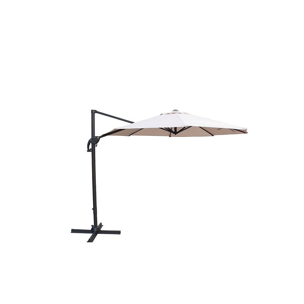 Velago Valencia Cantilever KD Umbrella, Beige | The Home Depot Canada