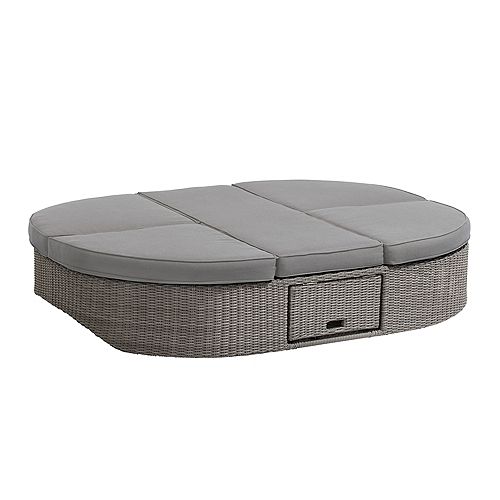 OVE Decors Sandra 1-PC Outdoor Daybed in Grey