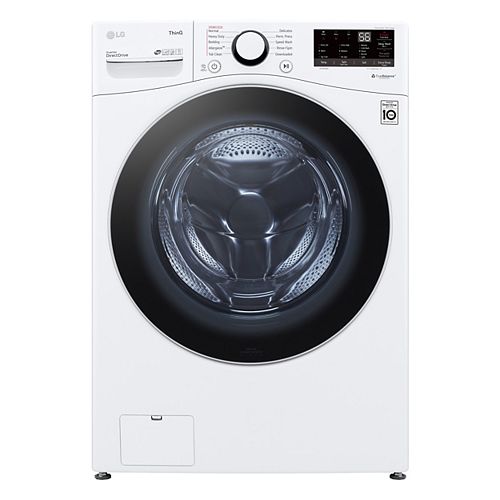 5.2 cu. ft. Smart Front Load Washer with AI and Wi-Fi in White, Stackable - ENERGY STAR®