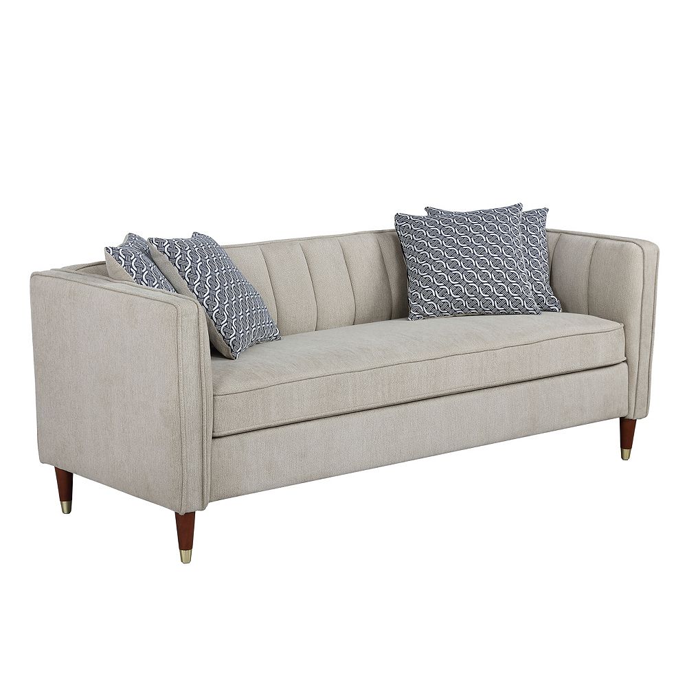 Lifestyle Solutions Lifestyle Solutions William Modern Sofa, Beige