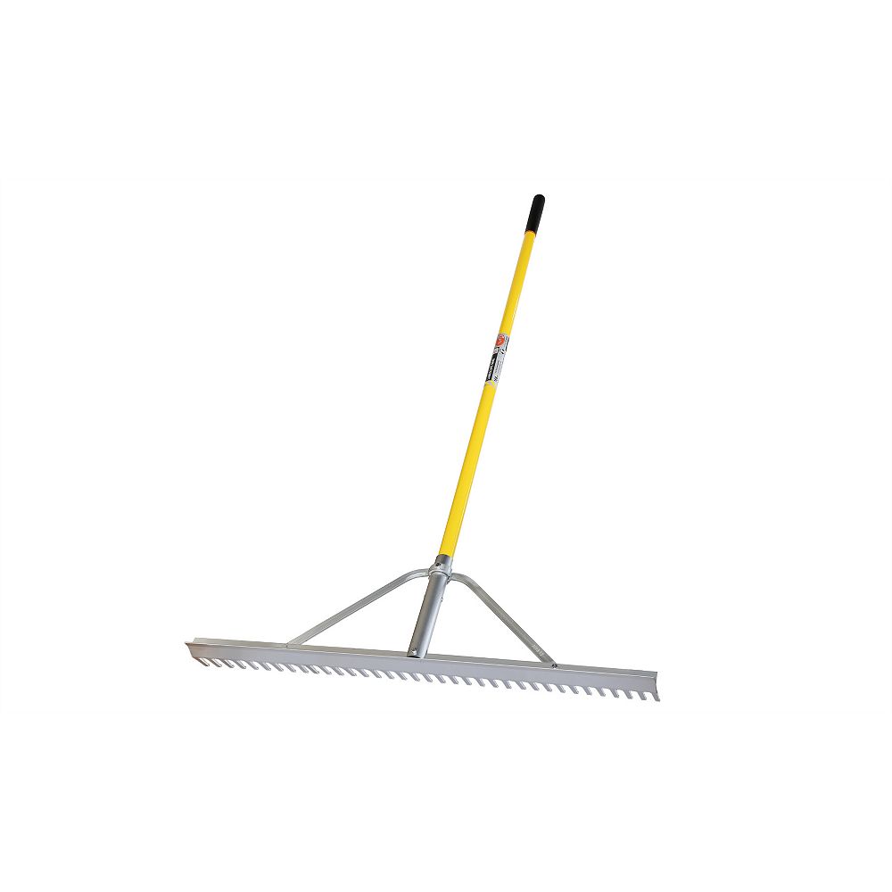 TUFX FORT Landscaping Rake, 66" , 36 Tines The Home Depot Canada