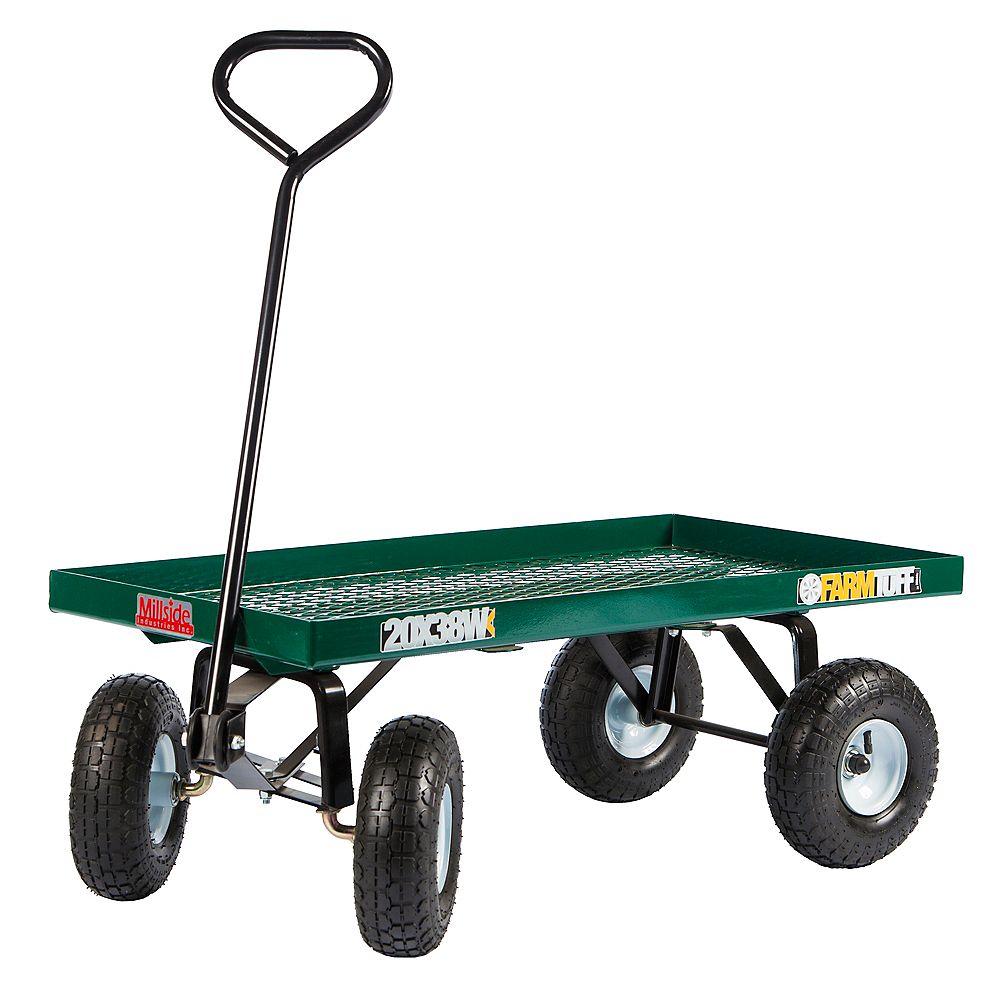Millside metal deck wagon single tier wagon The Home Depot Canada