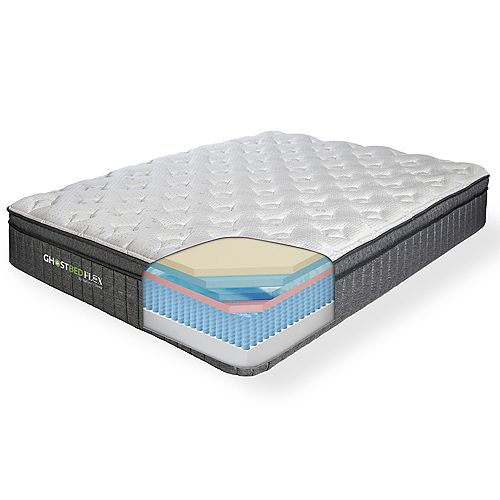 Flex 13 inch Hybrid Memory Foam Mattress- Queen