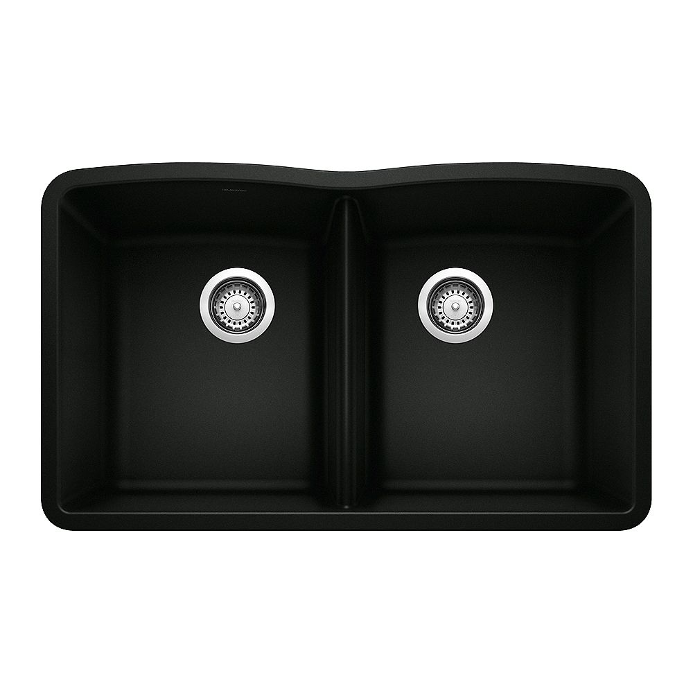 Blanco DIAMOND U 2, Equal Double Bowl Undermount Kitchen Sink
