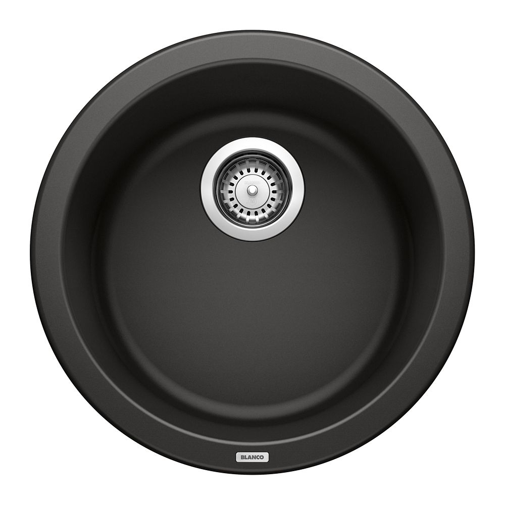Blanco BLANCORONDO, Round Single Bowl Dropin Kitchen Sink, SILGRANIT