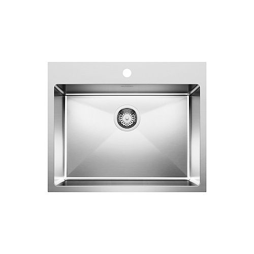 Blanco QUATRUS R15 25, Single Bowl Drop-in Kitchen Sink