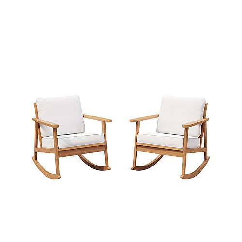 Glenbrooke 2-Pack Cushioned Rocking Chairs