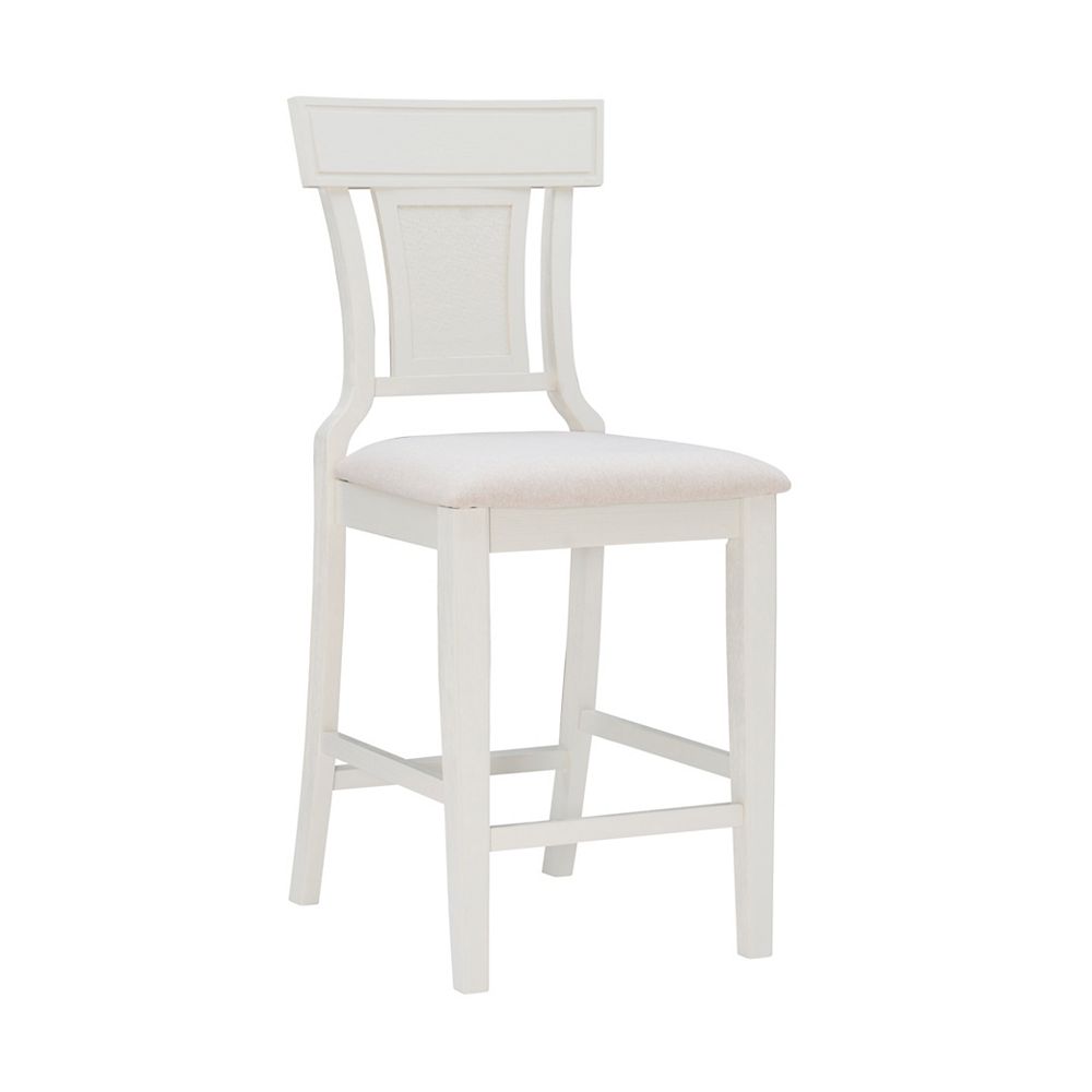 Linon Home Decor Products Ryder Counter Stool White The Home Depot Canada