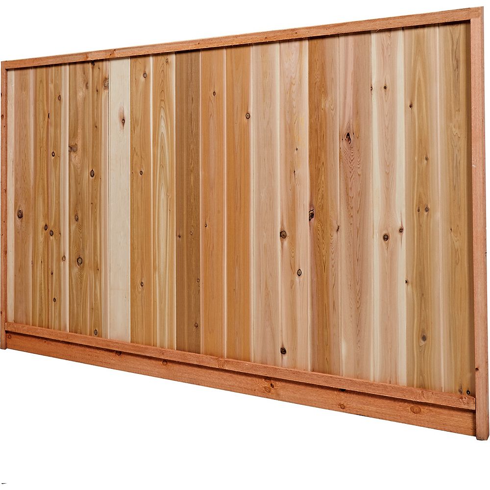 Aim Cedar Outdoor 6x8 Premium Sugi Cedar Heavy Duty Solid Fence Panel The Home Depot Canada Aim Cedar Outdoor 6x8 Premium Sugi Cedar Heavy Duty Solid Fence Panel The Home Depot Canada