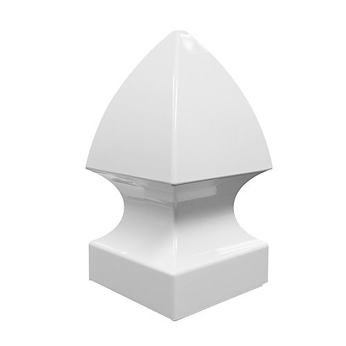 5X5'' White vinyl fence Gothic post top