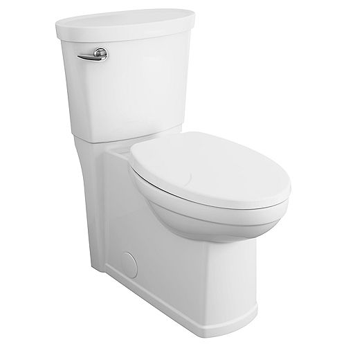 American Standard Décor Tall Height 4.8L Single Flush Elongated Toilet with Seat in White, Seat Included