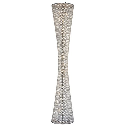 Halogen Floor Lamps Modern Industrial More The Home Depot Canada Halogen Floor Lamps Modern Industrial, Floor Lamp Crystal Tower