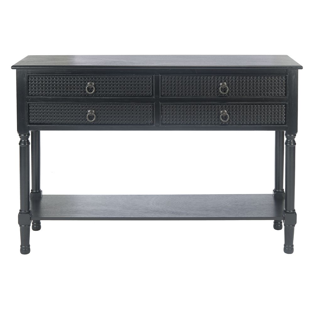 Safavieh Laney Console Table in Black The Home Depot Canada